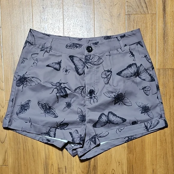 Insect Print Shorts - Picture 1 of 8